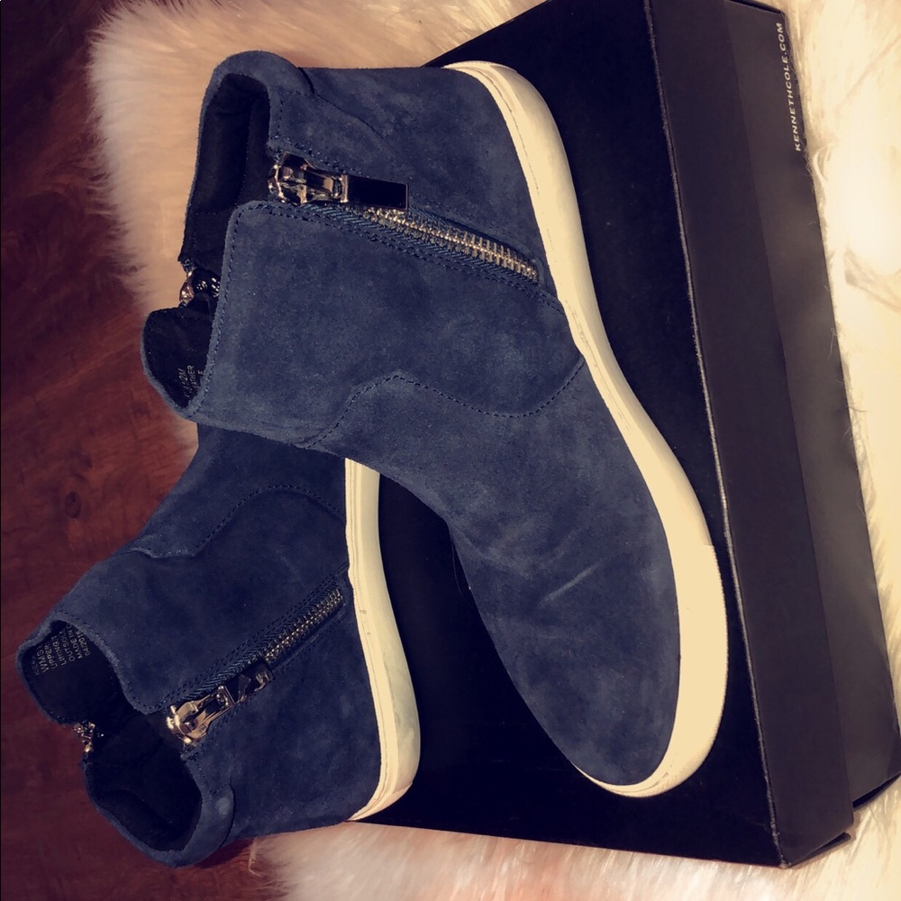 Kenneth Cole Kiera Side Zip High Top Sneakers